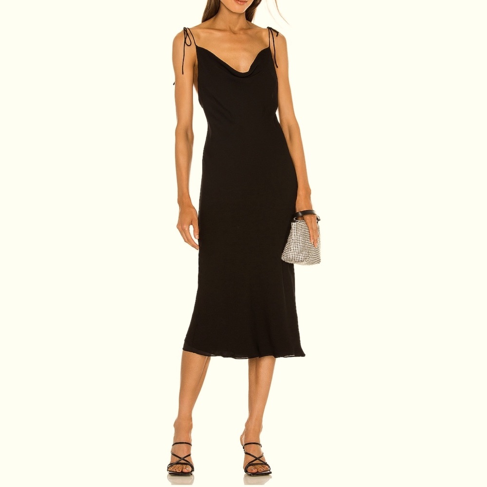 Kiki de Montparnasse black slip dress as seen in Ana de armas (deep water)